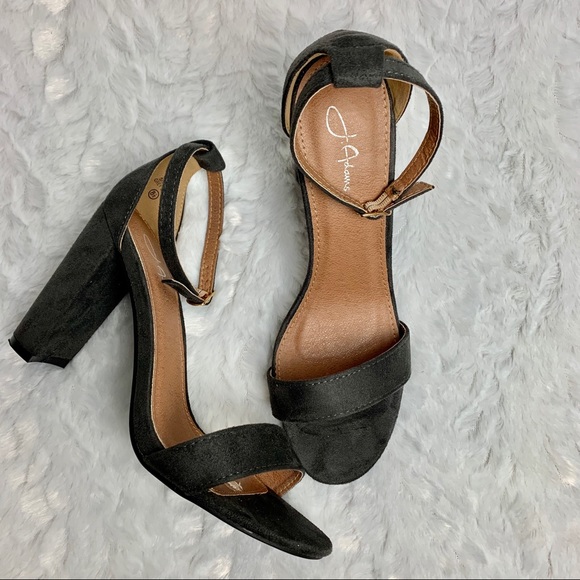 J. Adams Ankle Strap Suede Sandal - Picture 2 of 8